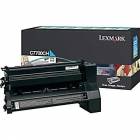 Lexmark C7700CH didesnės talpos kasetė žydra (originali)