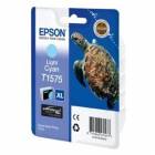 Epson T1575 kasetė šviesiai žydra (originali)
