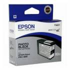 Epson T5801 kasetė foto juoda (originali)