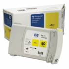 HP C4848A (HP80) didesnės talpos kasetė geltona (originali)