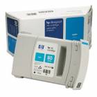 HP C4872A (HP80) kasetė žydra (originali)