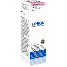 EPSON T6736 ŠVIESIAI PURPURINIO RAŠALO BUTELIUKAS